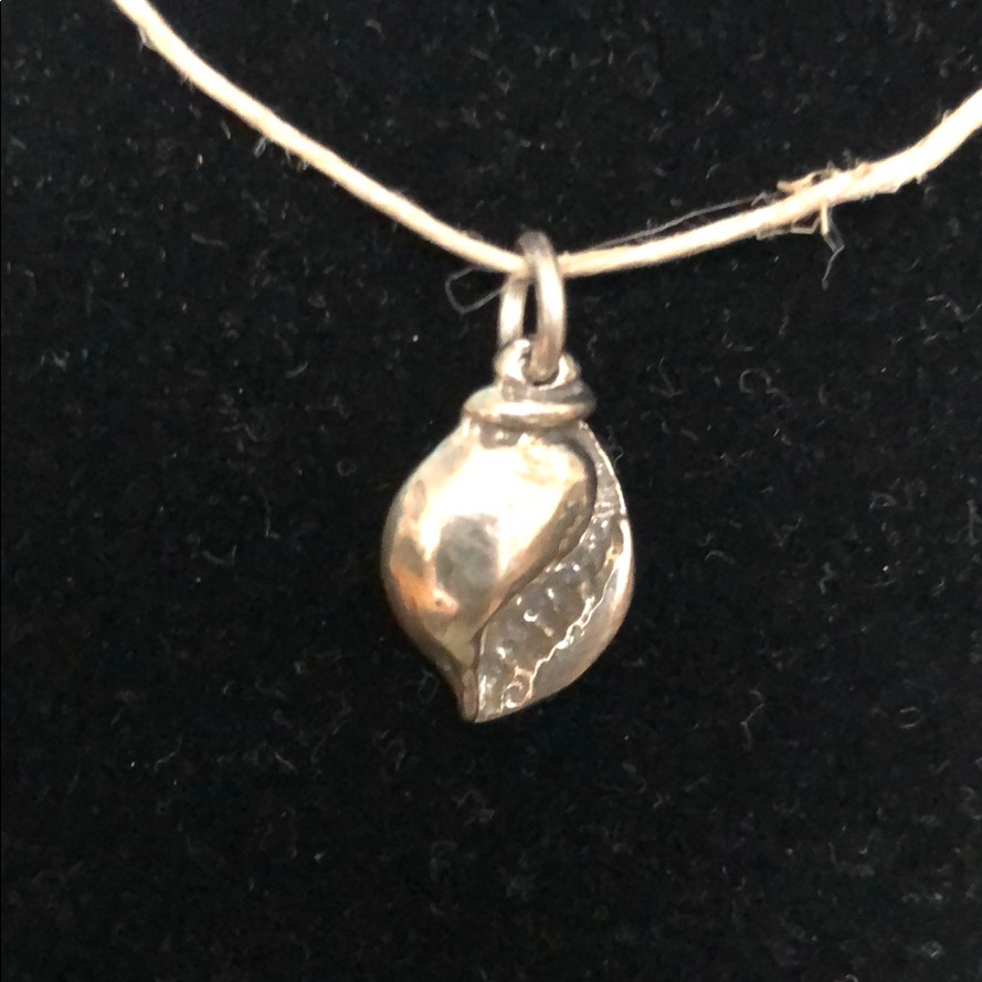 Silver Seashell Charm
